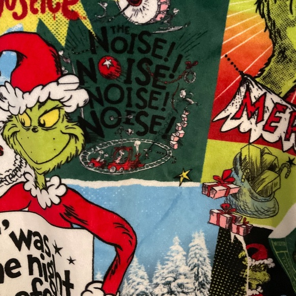 Grinch velour shirt,Justice large. - Picture 3 of 8